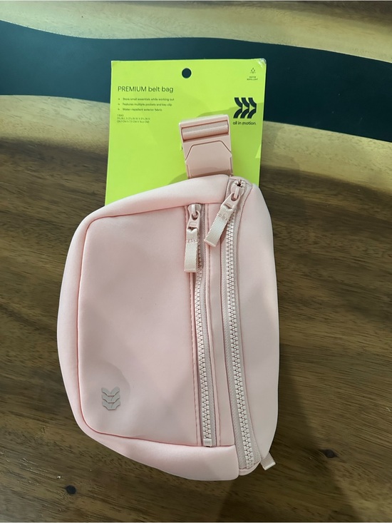 all in motion Handbags - all in motion Light Pink Premium Belt Bag